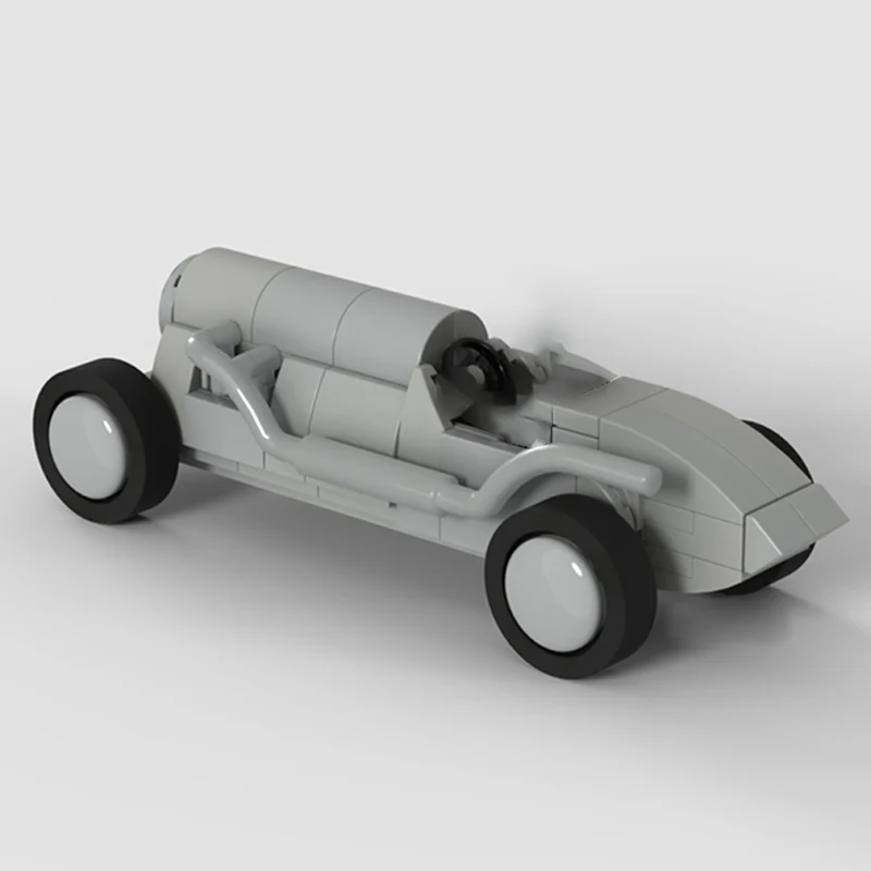 ตัวต่อโมเดลรถไฮเปอร์คาร์ความเร็วสูง รุ่น MOC รถแข่งคลาสสิก เทคโนโลยีแบบโมดูลาร์ ของขวัญวันหยุด ชุดของเล่นประกอบสำหรับเด็ก