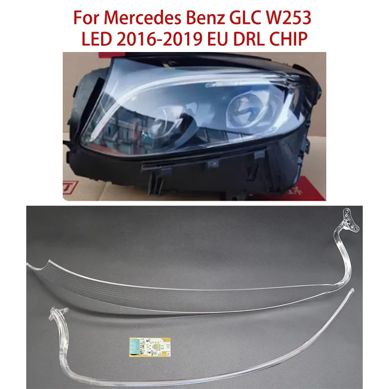 

Daytime Headlights For Mercedes-Benz GLC W253 White Light Angel Eye 2016-2019 LED Ballast Module Car DRL CHIP Lamp Brow European