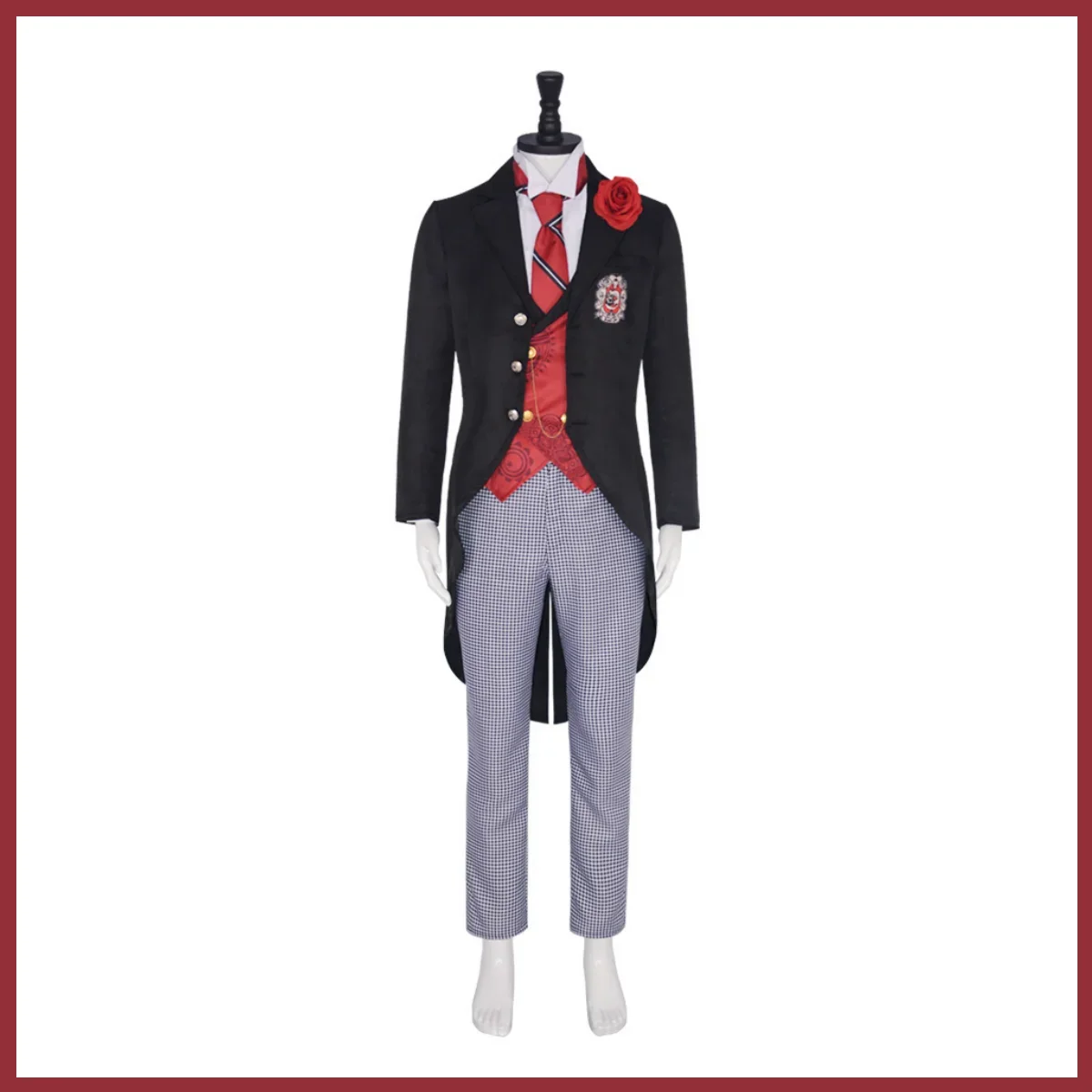 Anime Black Butler Public School Series P4 Cosplay Costume, RorLebanBurua, Edoga, Redomondo Cosplay, Uniforme, Tenues, ixd'Halloween, Trempé