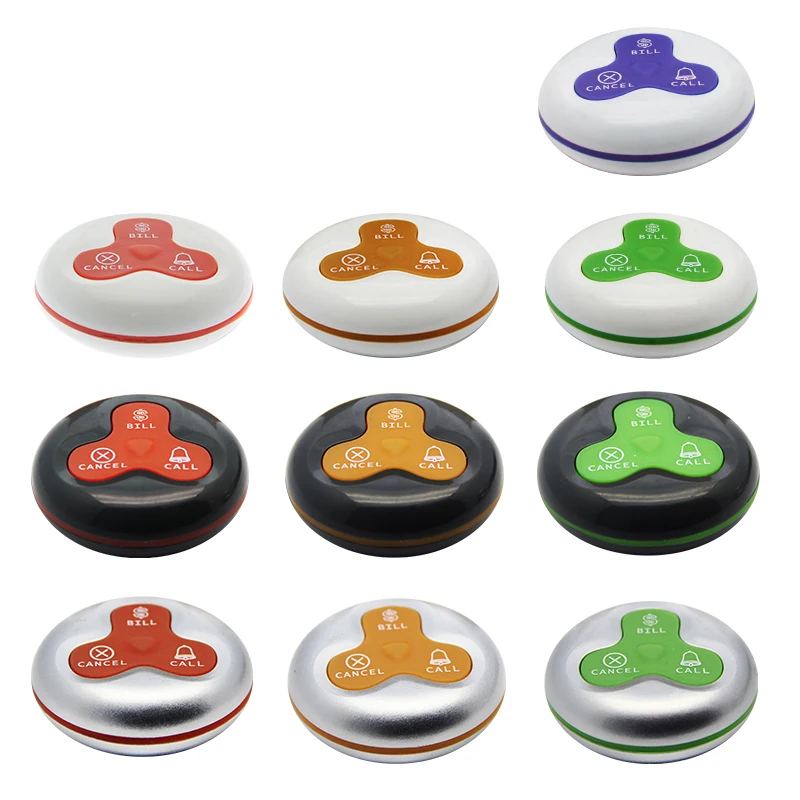 Wireless Restaurant Buzzer Calling Waiter Table Bell Call Button System