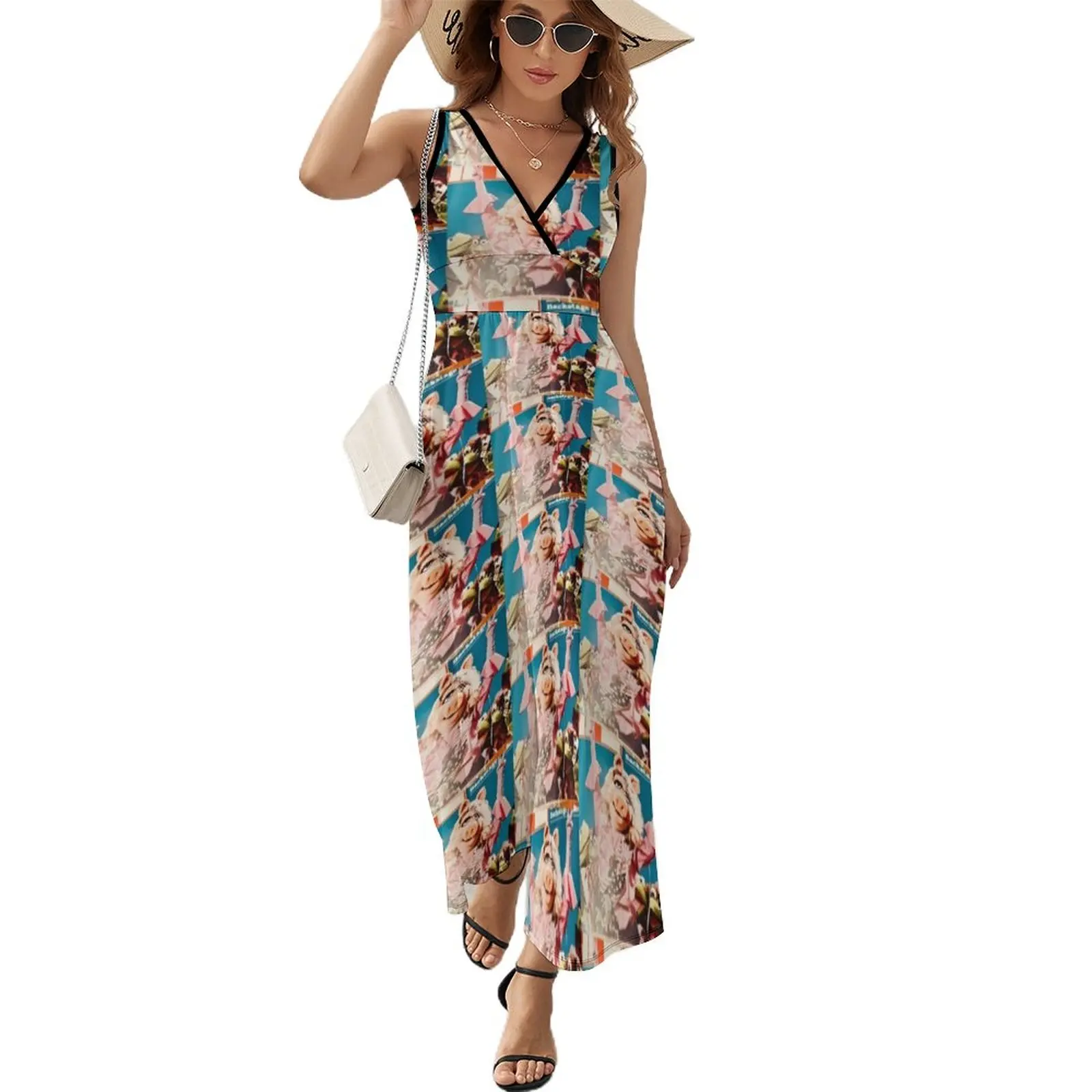 

Miss Piggy for President! Sleeveless Dress long sleeve dress Prom gown luxury evening dresses 2023