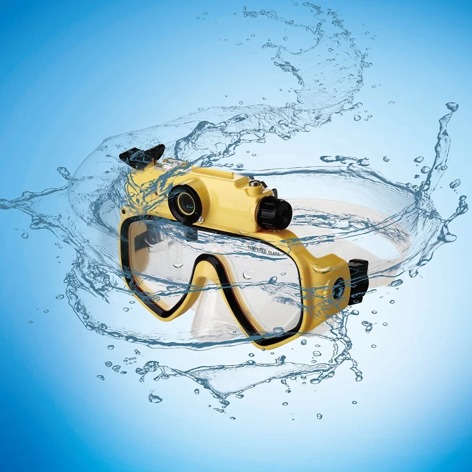 

Waterproof Diving Glasses Mask Swimming Pool Underwater 30m Digital Video Camera