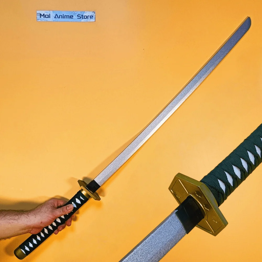 40 بوصة أيزن سوسوكي كاتانا الحجم الحقيقي كاتانا الأصلي الساموراي صابر أنيمي بليتش تأثيري الدعامة النينجا سكين السيف لعبة غير حادة هدية #1
