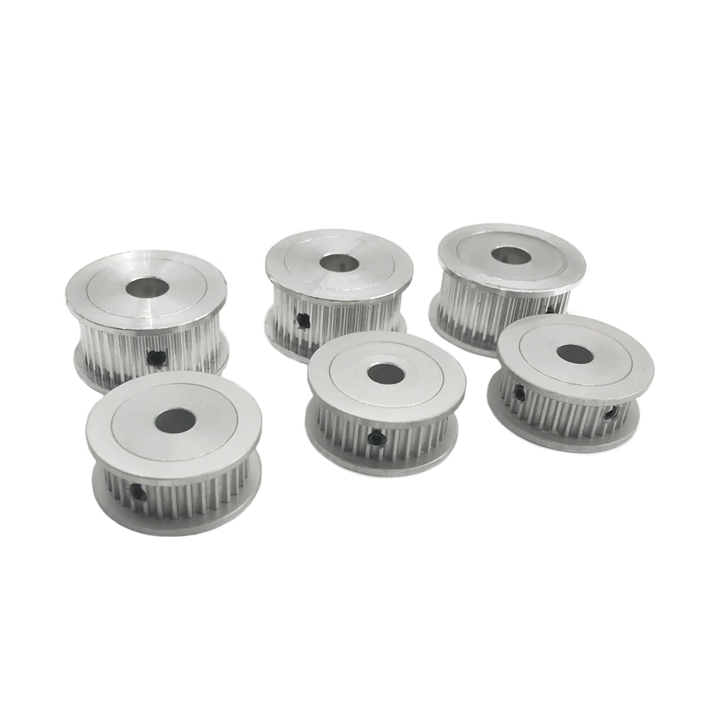 HTD 3M 60 120 Teeth Synchronous Pulley Inner Hole 5/6/6.35~24/25/28mm Aluminum Alloy Gear Width 10/15/20mm Tooth Pitch 3mm