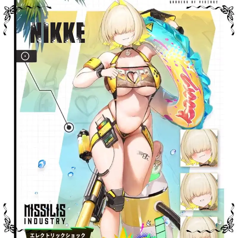 Nuevo disfraz de Cosplay de Elegg, juego de exposición de cómic de Navidad y Halloween, vestido de Anime para mujer, juego de S-L, traje de baño NIKKE en STOCK