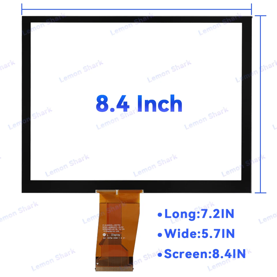 8.4 Inch LCD Touch Screen LA084X01(SL)(01)(02) LA084X02(SL) For 2018-2020 Dodge Challenger Charger Durango Radios GPS Navigation