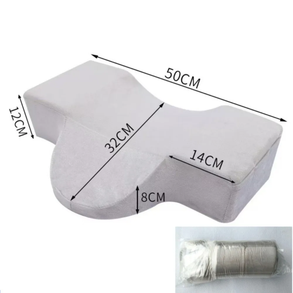 

Подушка для ресниц из пены с эффектом памяти, эргономичная изогнутая форма бабочки, аксессуары для наращивания ресниц, удобная подушка для поддержки век