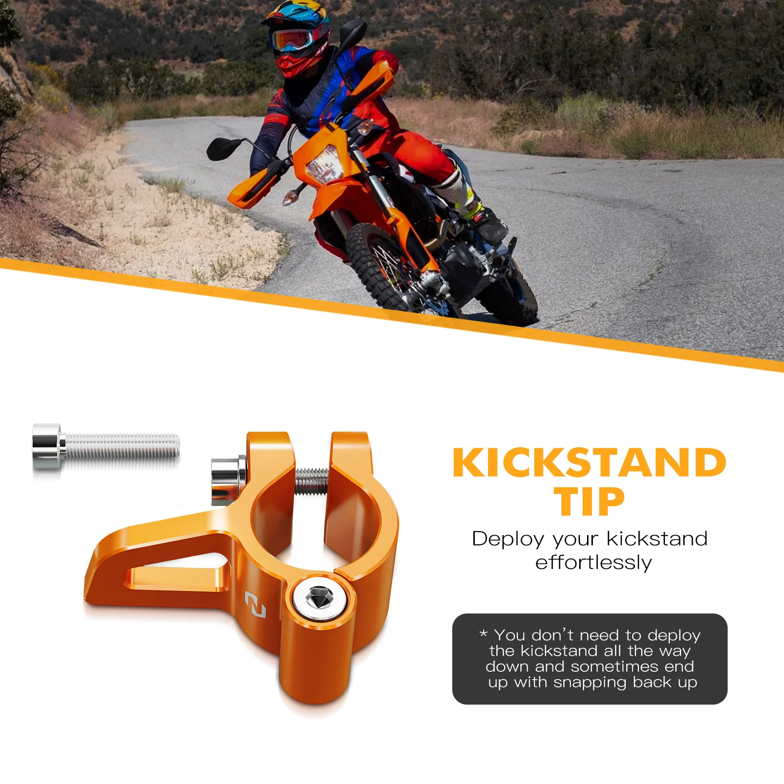 Für KTM 690 Enduro R/RA 2008–2023, Ständer, Seitenständer, Spitze, fetter Fuß, Husqvarna 701, Enduro 2016–2024, GasGas 700 ES 2022–2024 – Detail 14