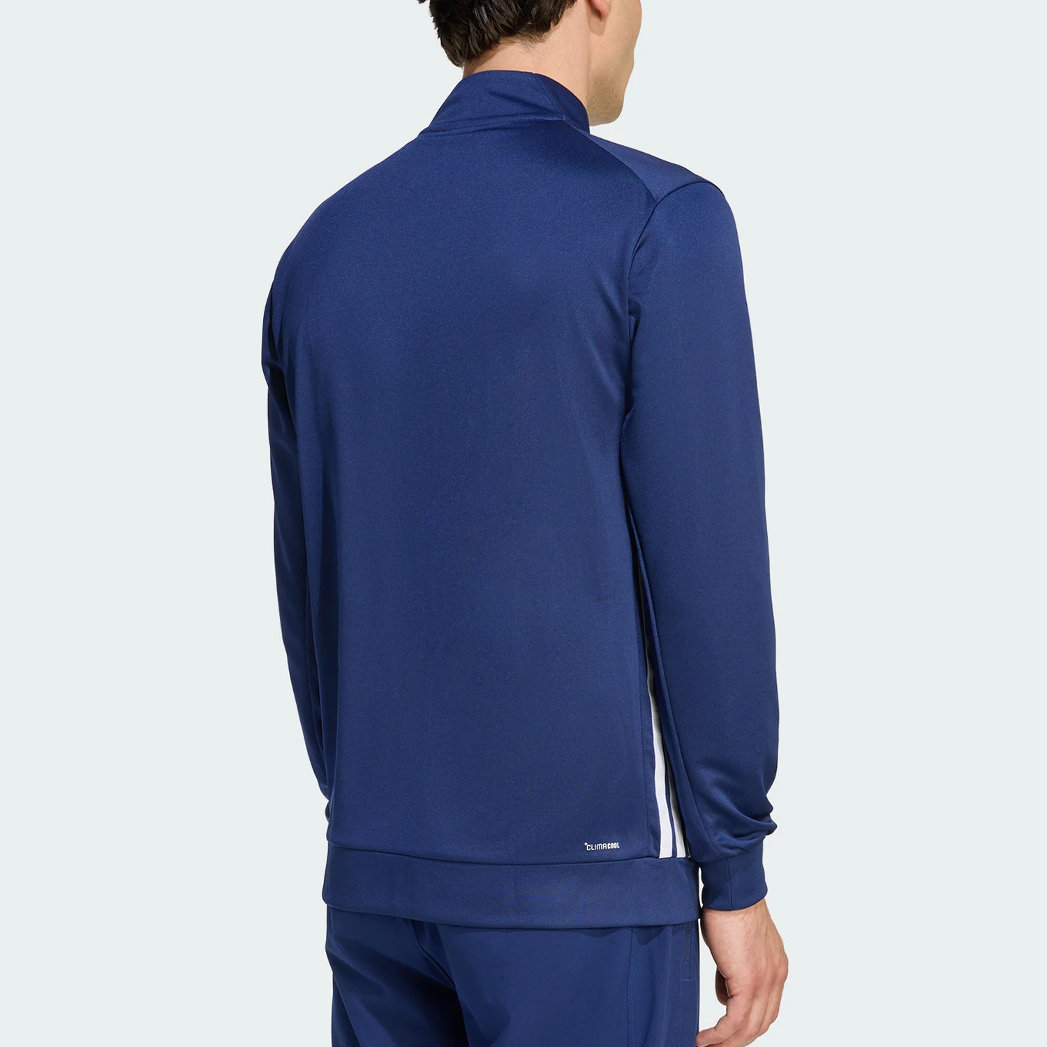 Adidas genuine Spring and Autumn men's knitted stand collar fitness breathable jacket KC8151