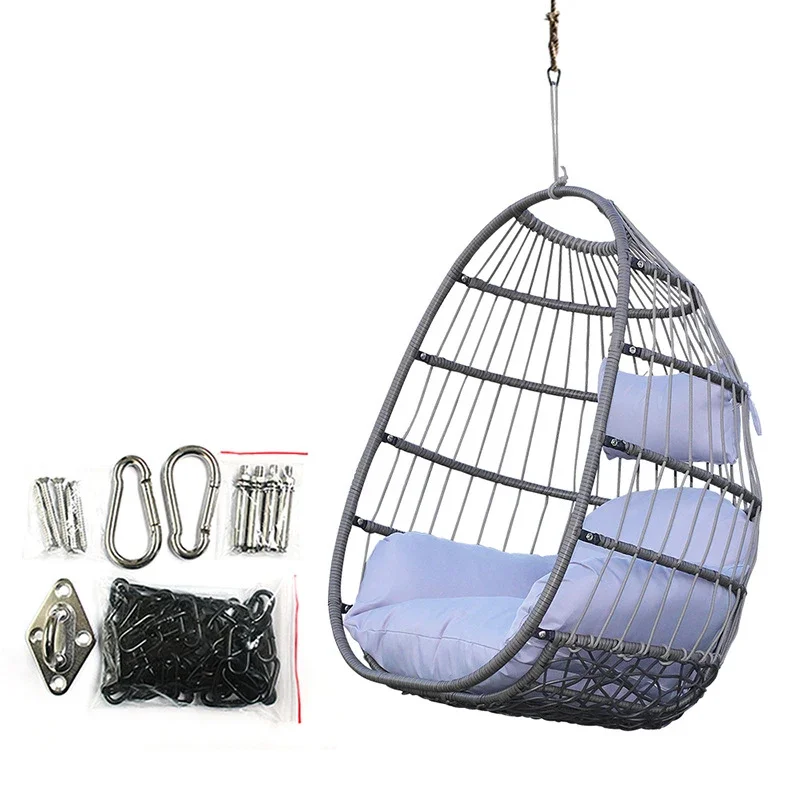 

Single Hanging Chair Home Stay Apartment Dormitory Swing Chair Lazy Outdoor Balcony Rattan Folding Hanging Basket