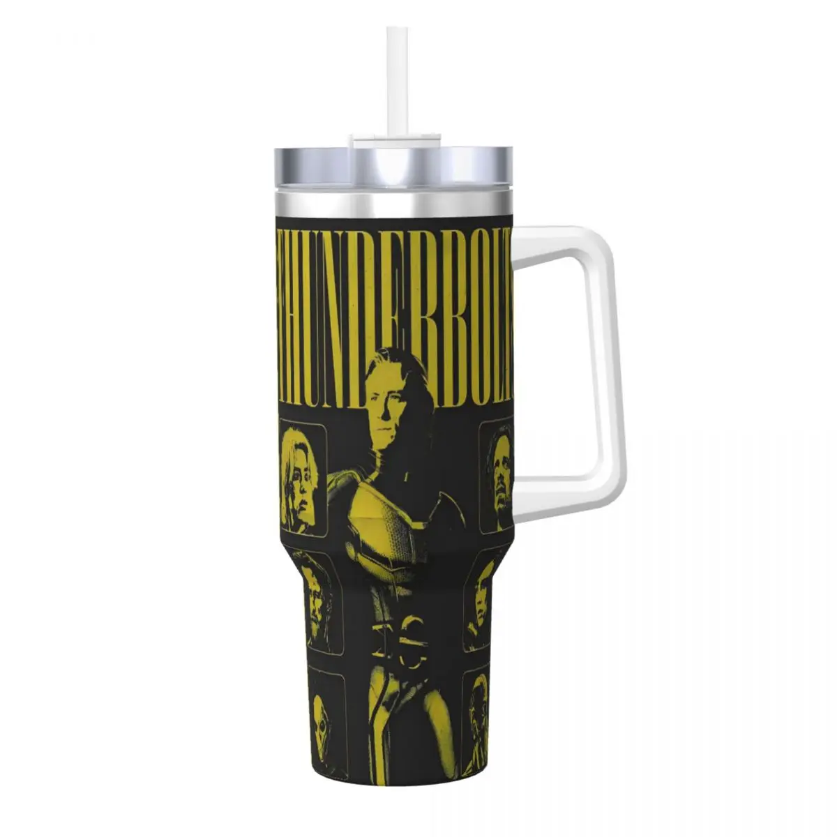 

Stainless Steel Tumbler Thunderbolts The New Avengers Thermal Cups Keep Heat Cold and Hot Car Mugs Travel Custom Water Bottle