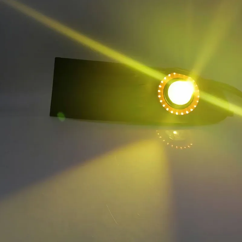 LED الضباب ضوء الجمعية ل دودج رحلة 2009 2010 2011 المصد الأمامي الضباب مصباح استبدال الملاك العين ضوء النهار اكسسوارات أطقم