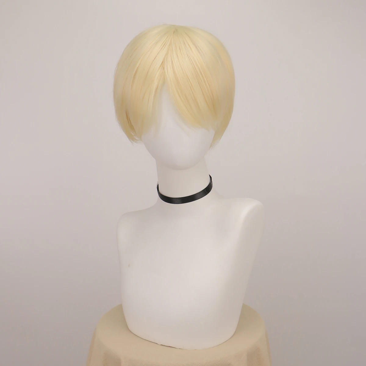 Draco Malfoy Short Blonde Pixie Cut Anime Wigs for Halloween Cosplay Womens Cosplay Outfit Wig Synthetic Wigs for Costume Party