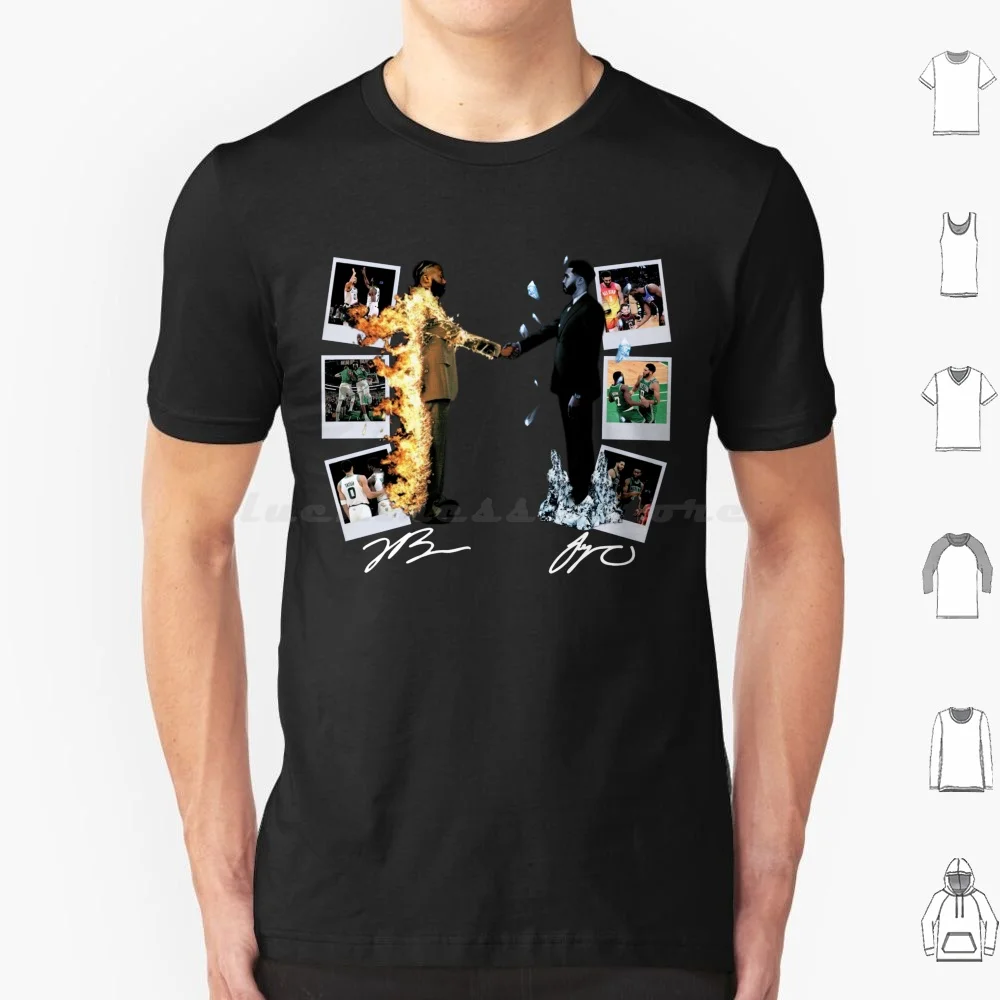 Jaylen Brown & Jayson Tatum Fire And Ice T Shirt Men Women Kids 6xl Sports Basketball Jayson Tatum Jaylen Brown Fire And Ice