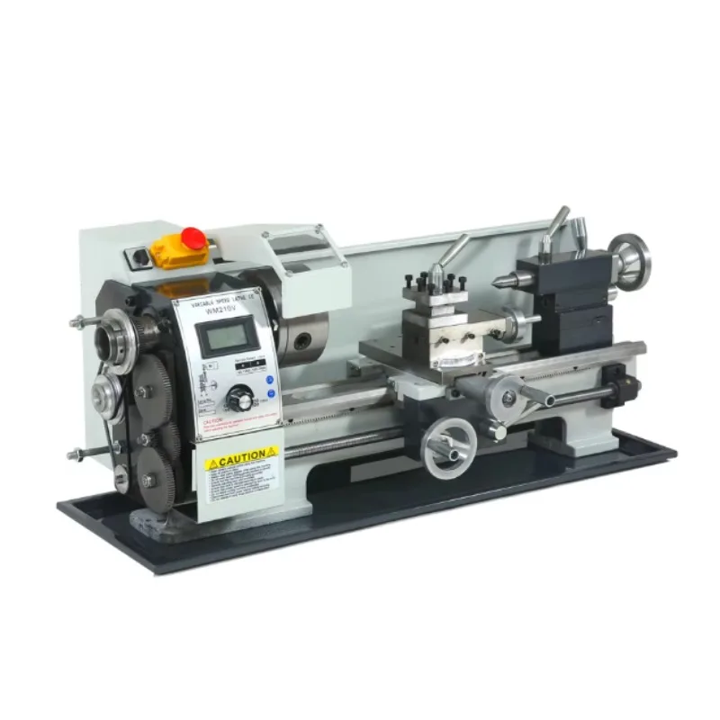 New Style 7'' X 16'' Metal Lathe Machine, 800W Precision Benchtop Power Metal Lathe, 150-2500 RPM Continuously Variable Speed