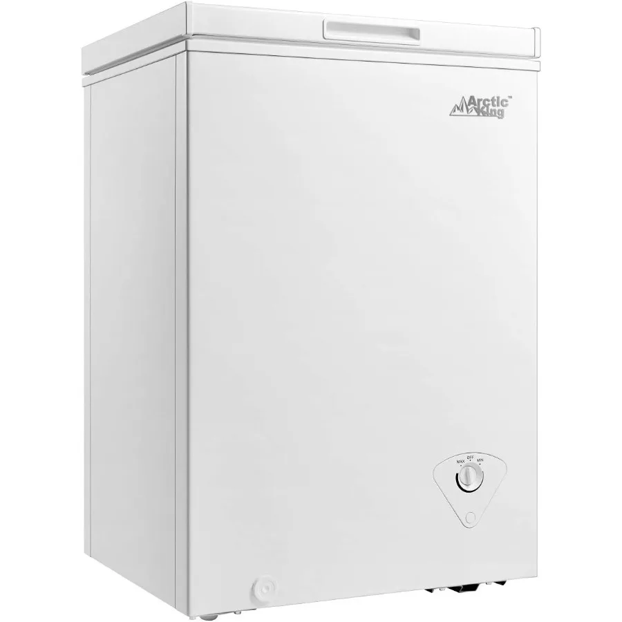 فريزر صدر أبيض 3.5 قدم مكعب للاستخدام المنزلي والخارجي، تبريد موفر للطاقة مع سعة تخزين كبيرة وتصميم سهل الوصول #1