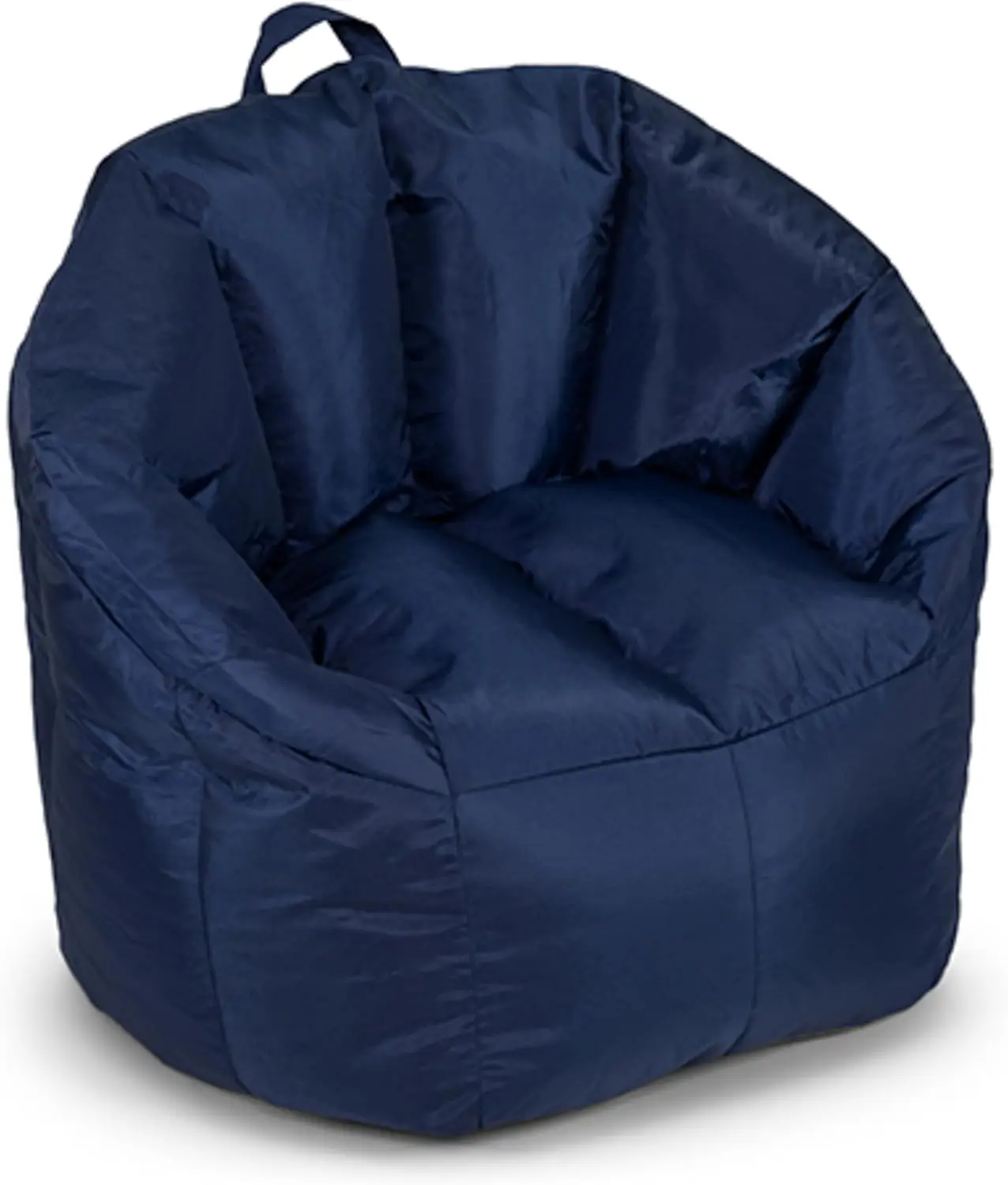 

Comfortable Bean Bag Chair for All Ages, Durable Easy-Clean Navy Fabric, Lightweight Seat for Reading and Gaming