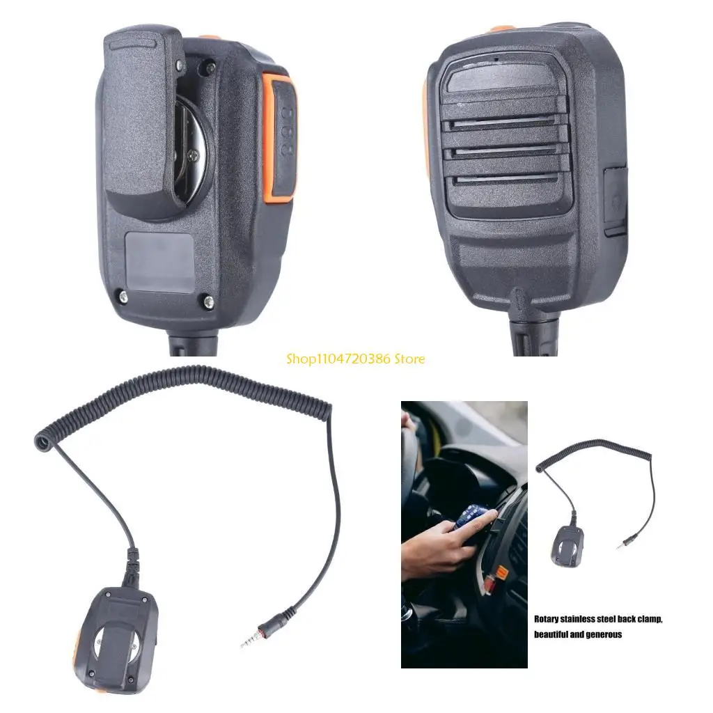 

K0EA Walkies Talkie, двусторонний радиодинамик дальнего действия, ручной микрофон для IC-M33 M34 M36 M37 M23 M24 M25