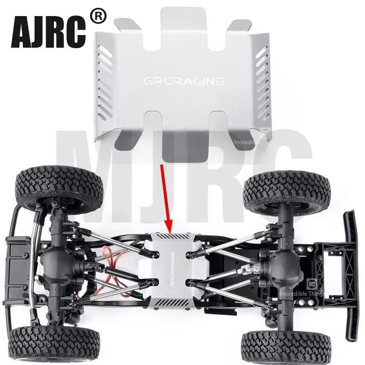 Stainless Steel Metal Armor Chassis Protection For RC Crawler Car MST CFX 242MM / 252MM / 267MM wheelbase chassis JIMNY 0131A