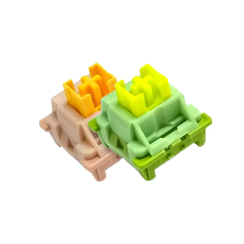 Outemu-Ensemble de commutateurs personnalisés pour clavier mécanique, échange à chaud, silencieux, pêche, citron vert, brodé, 30 pièces