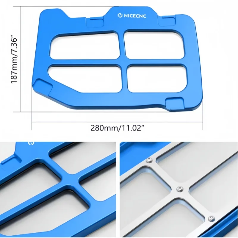 for Raptor 700 Air Fliter Cap for Yamaha Raptor 700 2006-2023 Raptor 700R 2011-2026 Aluminum ATV Airbox Lid Cover