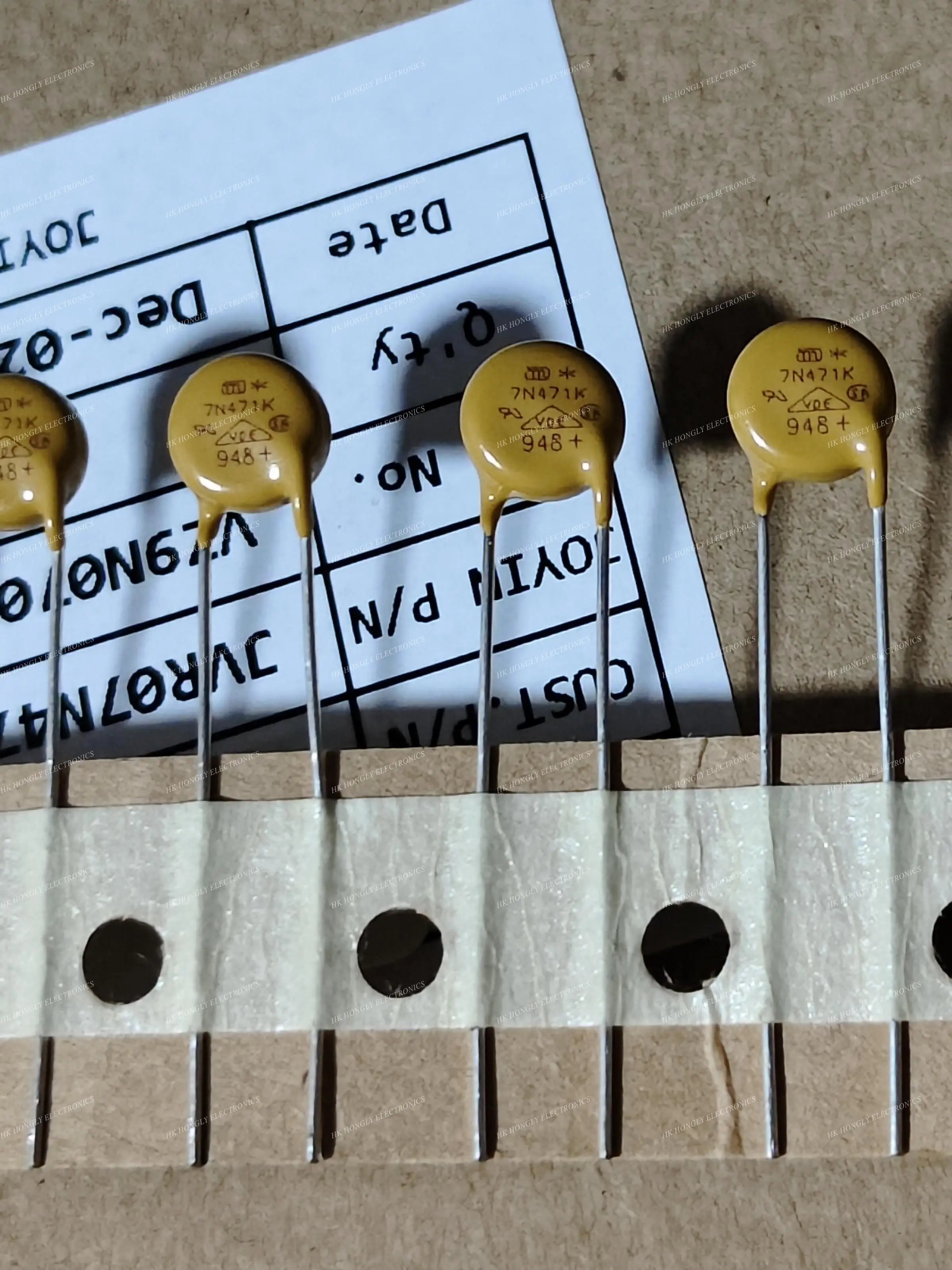 10PCS JVR 7N431K 7N471K 430V 470V 7mm VARISTOR