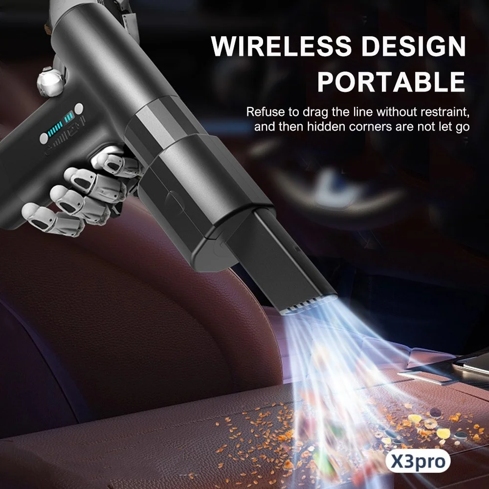 مروحة عنيفة صغيرة تعديل ست سرعات منفاخ هواء قوي مكنسة كهربائية من النوع C شحن منفاخ توربو نفاث بدون فرش