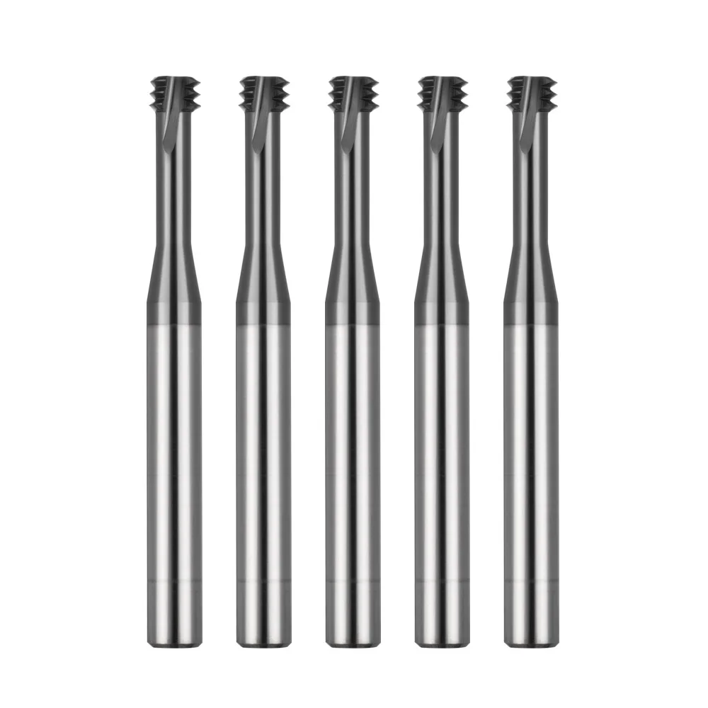 Metric Thread Milling Cutter Solid Carbide for Stainless Steel Thread Angle 60 Degrees CNC for Metal Working Replace Taps