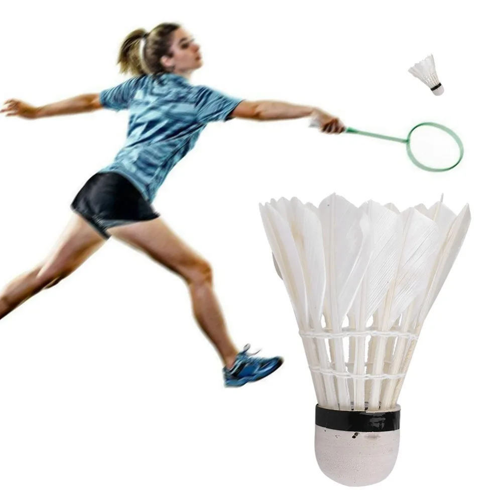 

Badminton 3 Pack badminton portable transparent packaging badminton (white) Shuttlecock