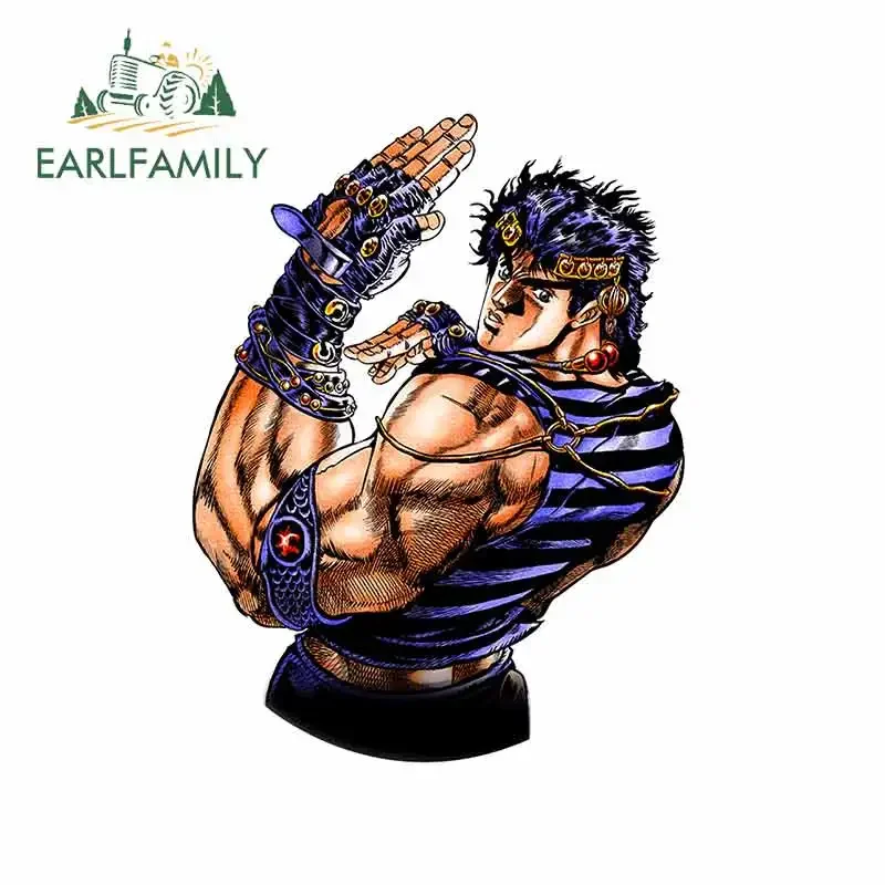 

EARLFAMILY 13cm X 10cm for Funny Character Funny Car Stickers DIY Anime 3D Funny Personality Creative Sticker Decal Car Good
