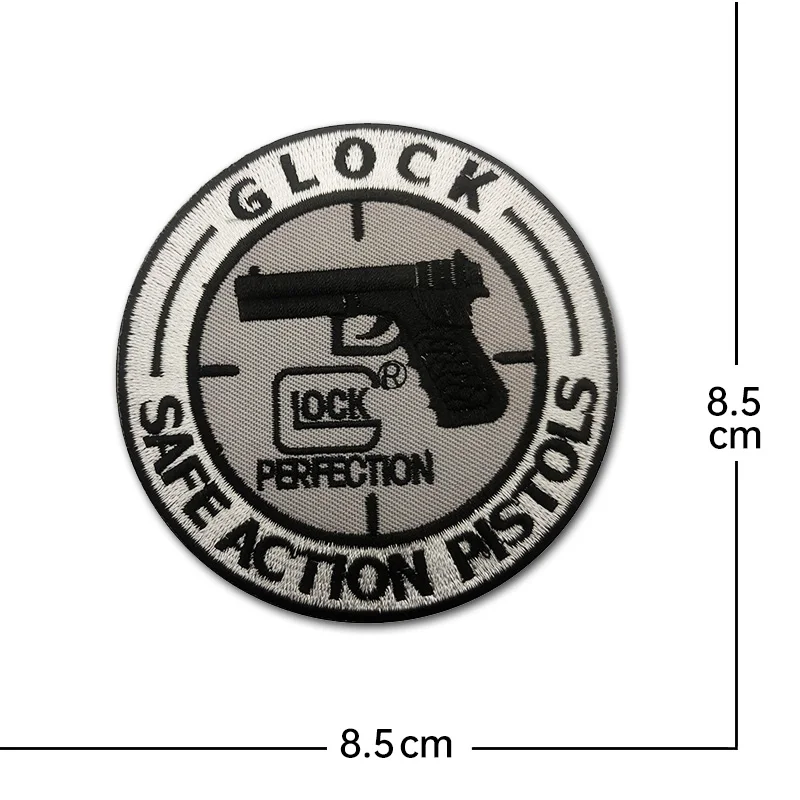 Targeting ARMY Military LOCK Embroidery Cloth Hook Loop Patch Backpack Tactical Morale Badge Applique For Jacket Jeans bag