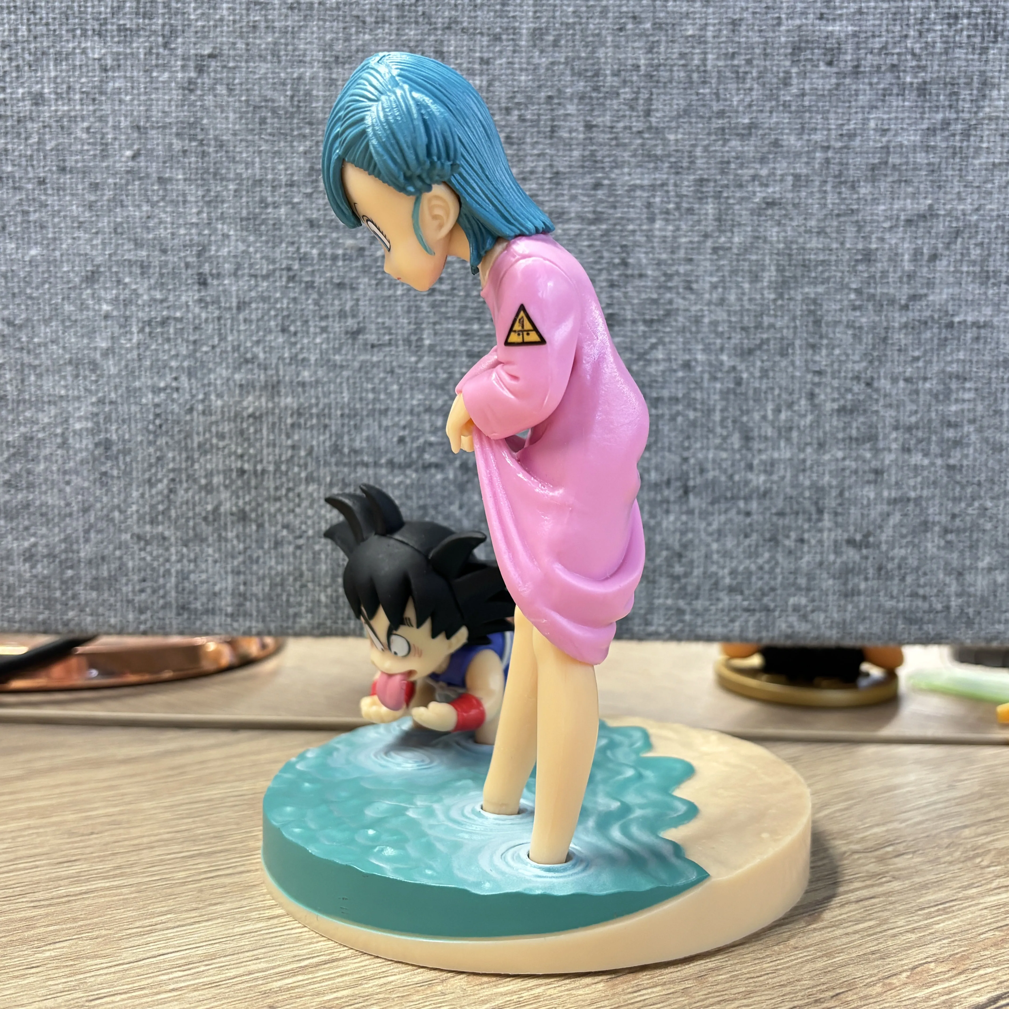 Dragon Ball Z อะนิเมะ Gk Son Goku และ Bulma ตัวเลขมังกรประวัติศาสตร์ Revible Moment Figurine Pvc รูปปั้นโต๊ะตกแต่งของเล่นของขวัญ