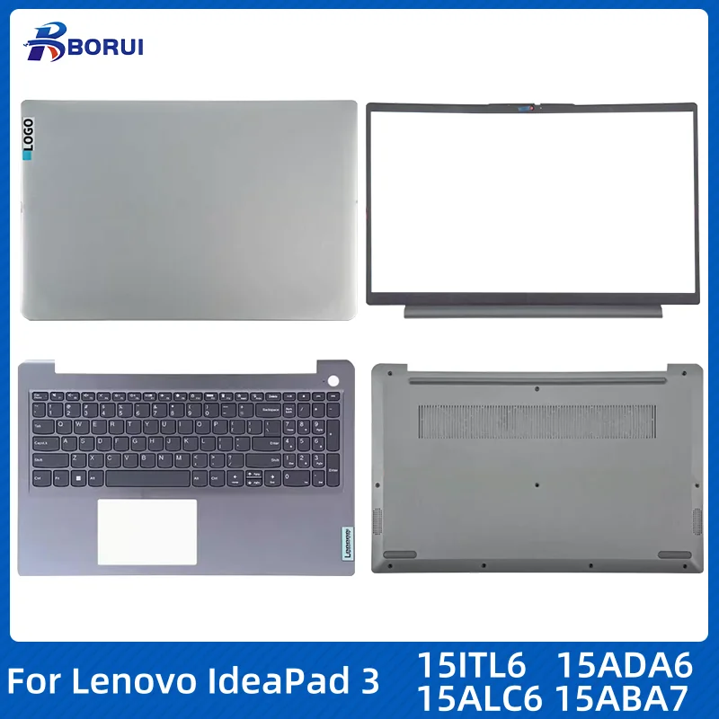 

Новинка для ноутбука Lenovo IdeaPad 3 15ITL6 15ADA6 15ALC6 15ABA7 2021, задняя крышка/Передняя панель/клавиатура/Упор для рук/петли/Нижняя крышка