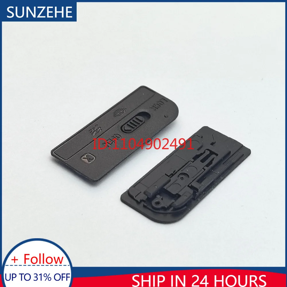 

Новая крышка-заглушка (1 шт.) для Sony ZV-1 ZV1, черно-белая, для отсека батареи с разъемом, аксессуар для цифровой камеры