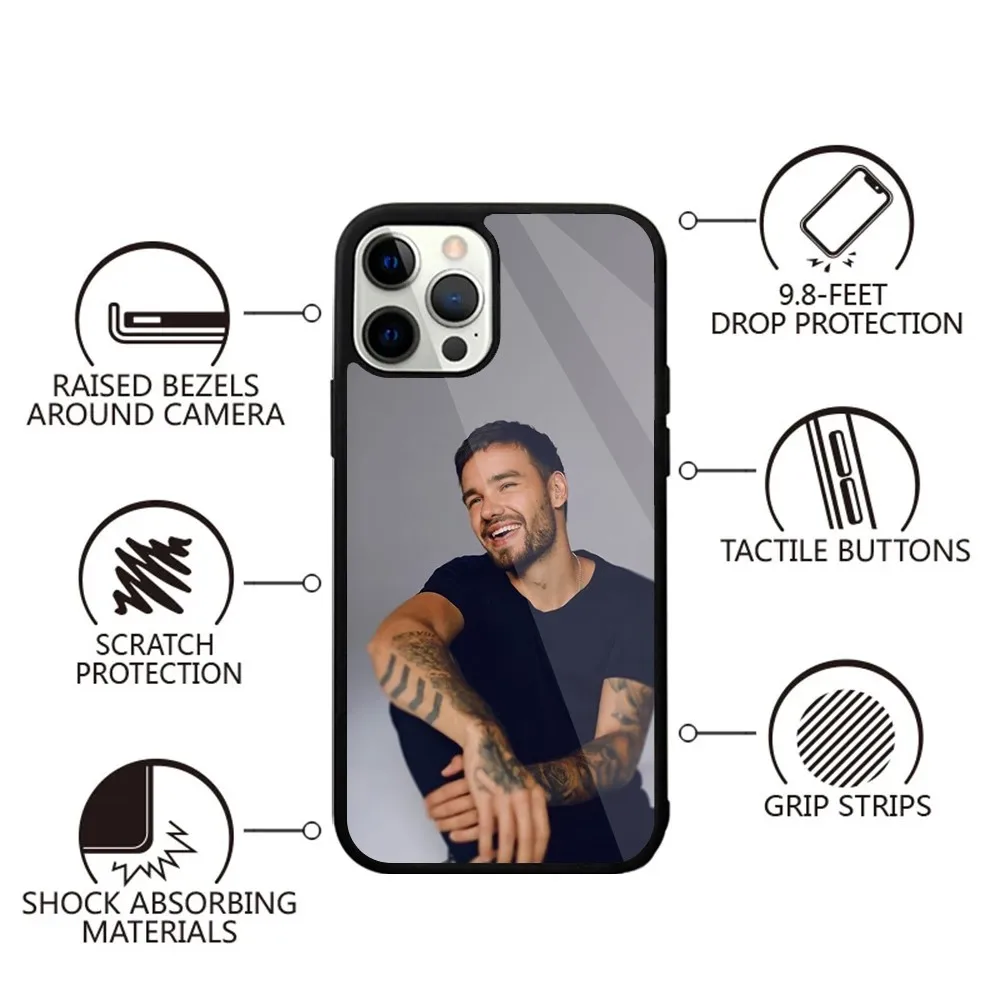 L-Liam James Payne  Phone Case Strong Magnetic For IPhone 16,15,14,13,Pro,Max,Plus,11,12,Mini For Magsafe Wireless Charging