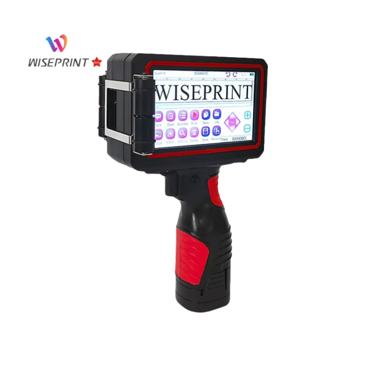 WISEPRINT TIJ Professional Industrial 48mm Intelligent Handheld Portable Inkjet Textile Printer