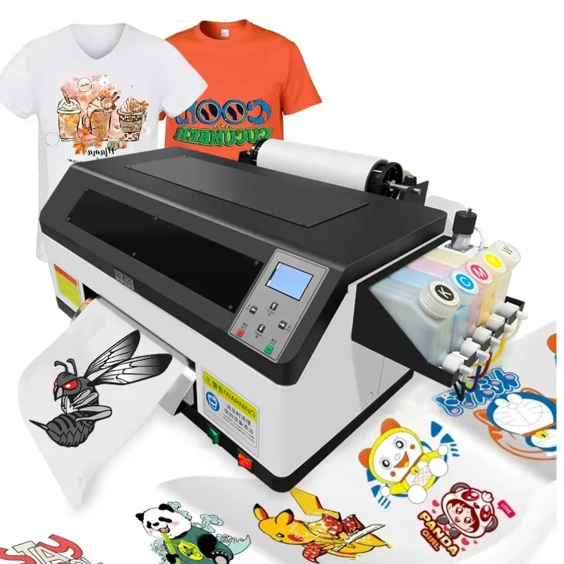 Factory direct price A3 epson dtf printer Automatic Dtf Pink Printing Machine T Shirt max 35cm for Canvas bags