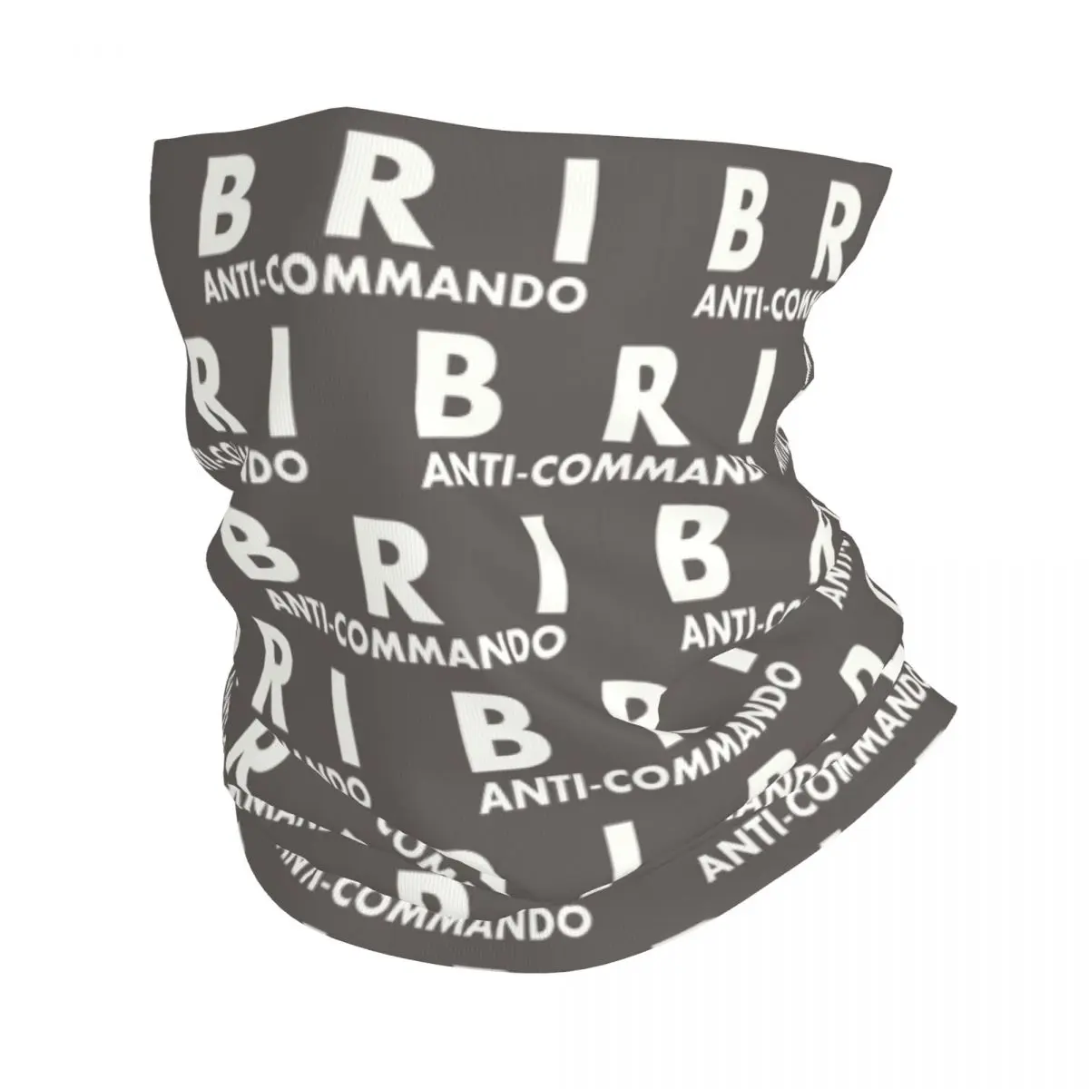 BRI BAC Police French Special Unit Winter Headband Neck Warmer Men Women Ski Hunting Tube Scarf Face Bandana Gaiter