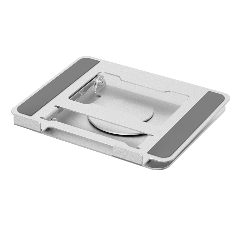 360 Degree Rotating Aluminum Laptop Stand Height Adjustable Foldable Portable Desktop Notebook Riser Holder For Macbook iPad