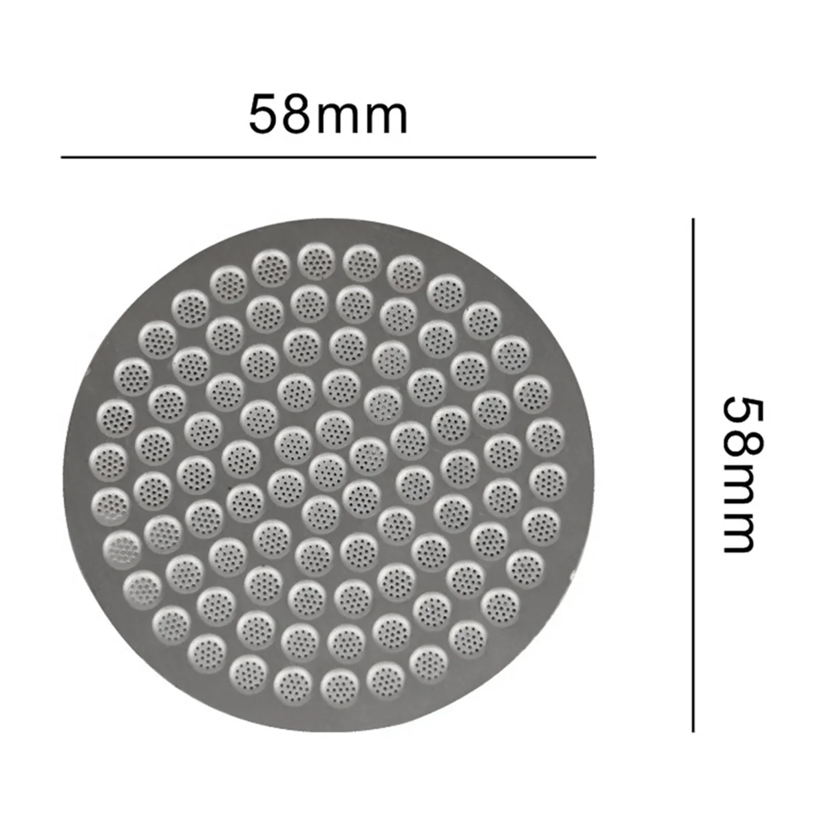 Tela De Disco De Café Reutilizável, Filtro De Máquina De Café, Filtros De Malha, 58mm