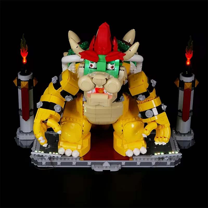 RC DIY LED Light Kit For LEGO 71411 The Mighty Bowser Building Blocks Set ( Only LED Light,Without Blocks Model)