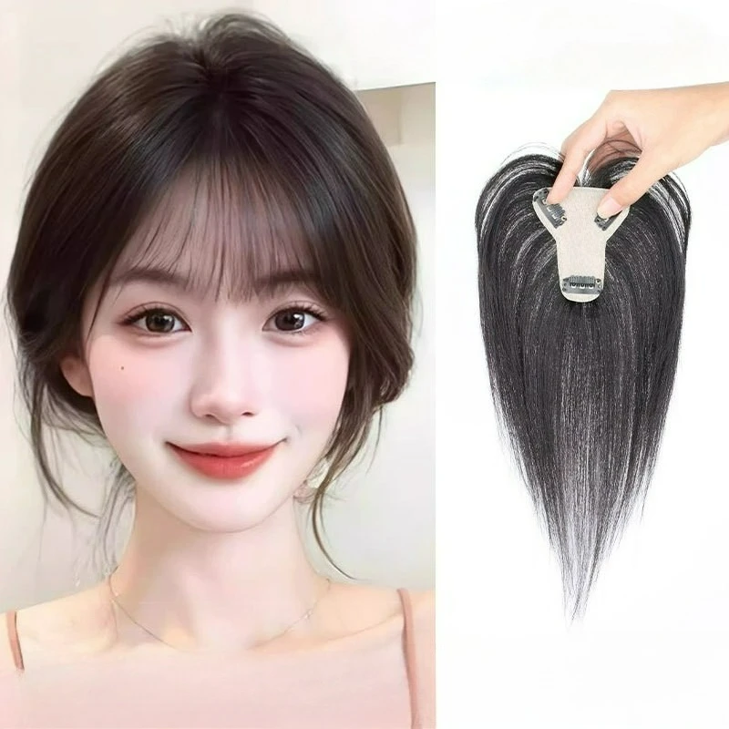 

7x8 см маленький Т-дизайн Remy человеческие волосы шиньон легкие и дышащие женские верхние волосы ремонтные топперы для увеличения объема волос