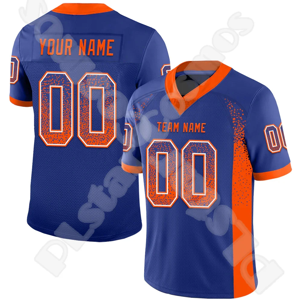

Custom Name Pattern V-Neck Soccer Jersey Shirts Football Colorful Vintage Retro 3DPrint Harajuku Summer Short Sleeves T-Shirt X3