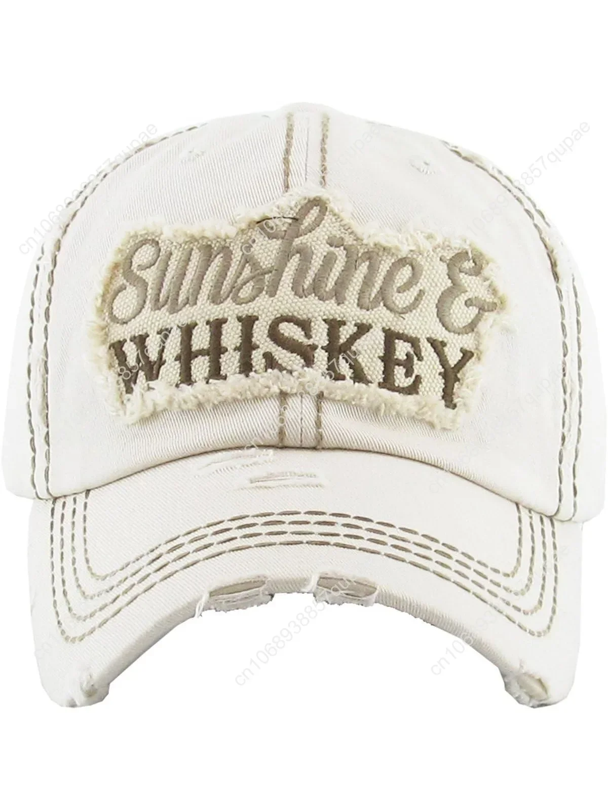 

Funky Junque Womens Baseball Cap Distressed Vintage Unconstructed Embroidered Patch Hat