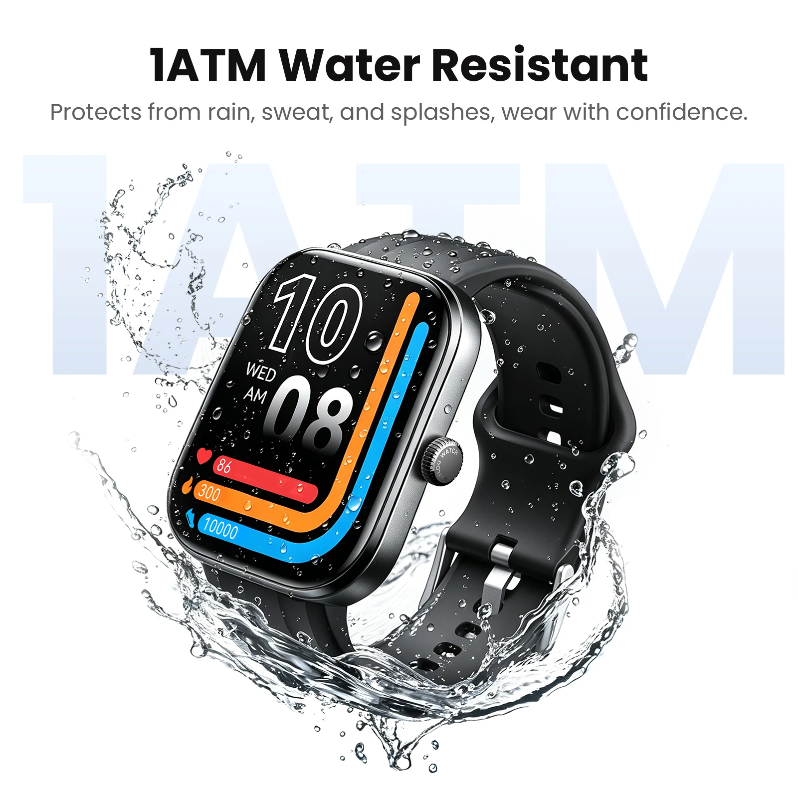 Reloj Inteligente HAYLOU Faro con Llamadas de Voz, Pantalla HD de 2.01», Monitor de Salud 24H, Más de 150 Modos Deportivos, Reloj Inteligente Bluetooth para Hombre y Mujer 6