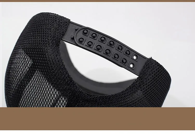 Herren-Baseballkappe mit gesticktem lächelndem Gesicht, modische Trucker-Mütze, verstellbare Outdoor-Sonnenschutz-Freizeitmütze – Detail 12