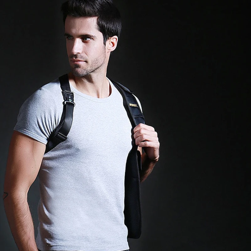 Invisible Backpack Shoulder Arm Bag IPad Underarm Crossbody Bag Spy Tactical Sports Running Fitting Anti-theft Wallet