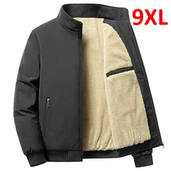 Veste d'optique monochrome Smile pour hommes, manteau chaud, vêtements d'extérieur décontractés à la mode, grandes tailles, 8XL, 8XL, CombPlus