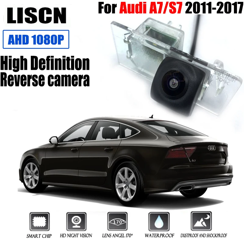 

Car High-Definition Night Vision Rear Camera Parking For Audi A7/S7 2011-2017 Backup Camera License Plate Light Camera