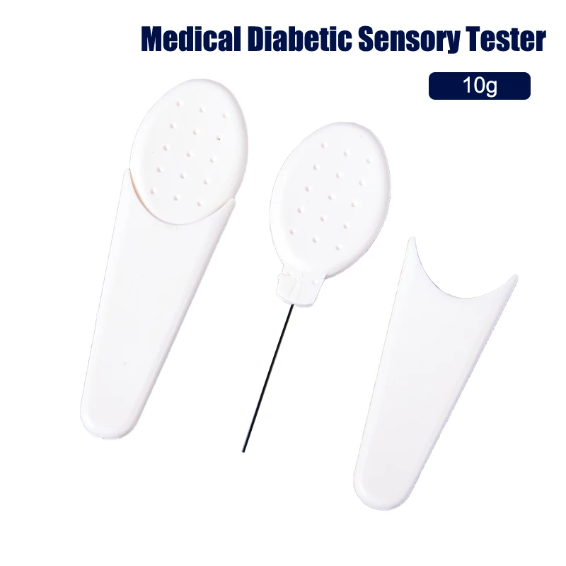 Testador Sensorial do Monofilamento Médico Diabético Caneta Agulha de Nylon Ferramenta de Teste Diagnóstico Endocrinológico Nervo do Pé, 10g